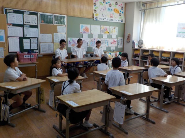 各学級で