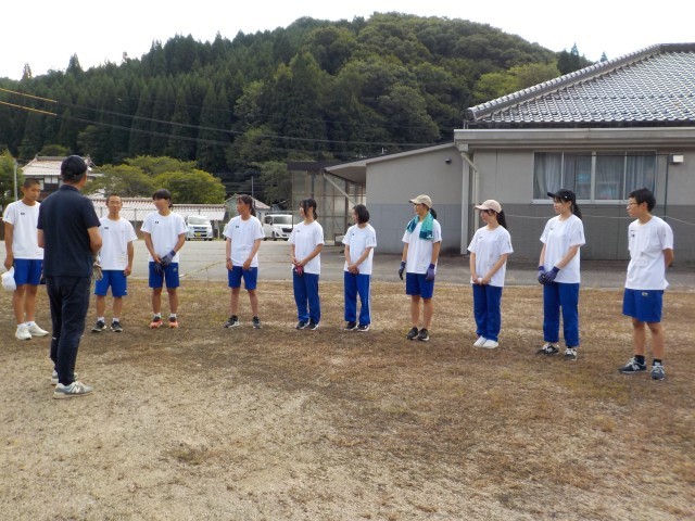 運動会の準備も進んで取り組んでくれます